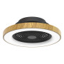 Ventilateur à LED Tibet Mantra - Bois - Comptoir des Lustres