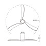 Ventilateur de plafond LED Nemo II L - Mantra