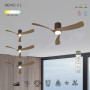 Ventilateur de plafond LED Nemo II L - Mantra