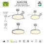 Ventilateur de plafond à LED Glass Fan - Mantra
