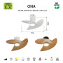 Ventilateur de plafond à éclairage LED Ona - Mantra