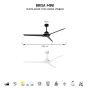 Ventilateur de plafond à LED Brisa-Mini IP44 - Mantra