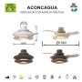Ventilateur de plafond à LED Aconcagua - Mantra