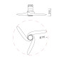 Ventilateur de plafond LED Groenland XS - Mantra