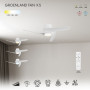 Ventilateur de plafond LED Groenland XS - Mantra