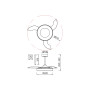 Ventilateur de plafond à LED Niseko S - Mantra