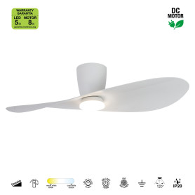 Ventilateur de plafond LED Surfer - Mantra