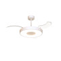 Ventilateur à éclairage LED Coin à pales rétractables - Mantra