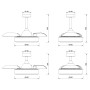 Ventilateur de plafond à LED Coin Fan Mini - Mantra