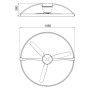 Ventilateur de plafond à LED Nepal - Mantra