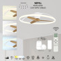 Ventilateur de plafond à LED Nepal - Mantra