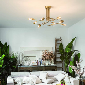 Plafonnier Triumph 8 lampes - Ideal Lux