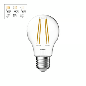Ampoule LED 4.9W Standard Claire E27 3-step dimming - Nordlux