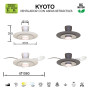 Ventilateur de plafond à LED Kyoto - Mantra
