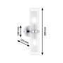 Applique de salle de bain double Luena - Paulmann