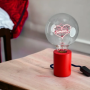 Socle de lampe Pop - Message in the bulb