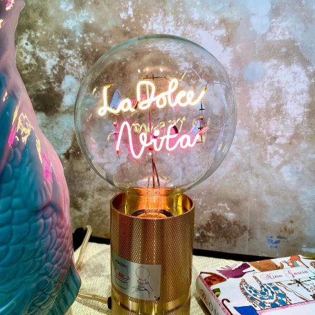 Ampoule LED à filament ambrée La Dolce Vita - MITB