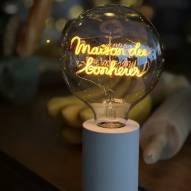 Ampoule LED à filament ambrée Maison du bonheur - MITB