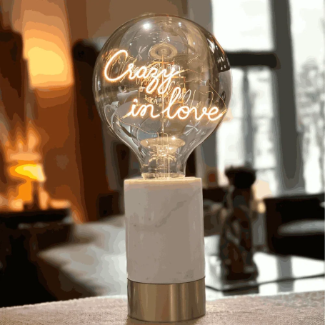 Ampoule LED à filament ambrée Crazy in love - MITB