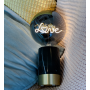 Socle de lampe Romance en marbre - Message in the Bulb