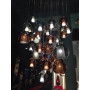 Suspension Circé 1 lampe PM 2 coloris Concept Verre