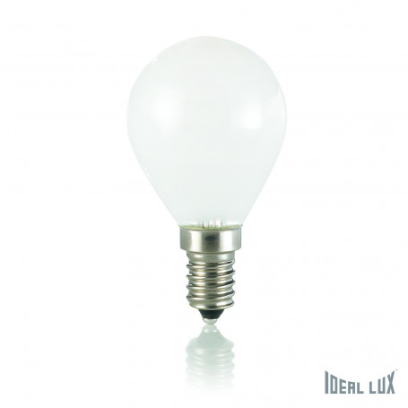 Ampoule LED à filament globe satinée E14 Ideal Lux