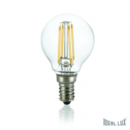 Ampoule LED à filament globe claire E14 Ideal Lux