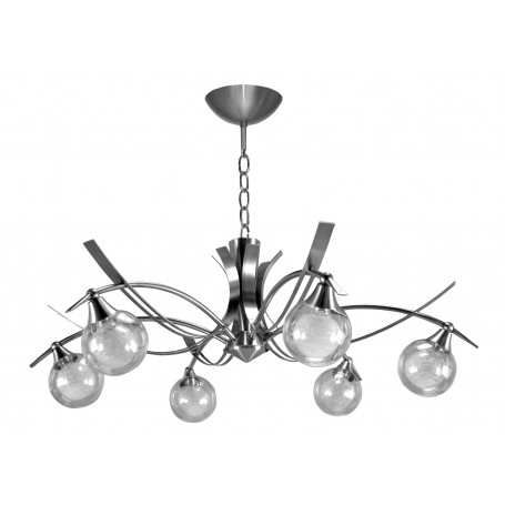 Lustre Maori 6 lampes CVL Luminaires Créations Val de Loire