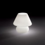 Lampe à poser Prato en verre blanc Ideal Lux