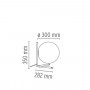 Lampe IC Lights T2 Chrome Flos