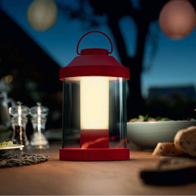 Lampe d'extérieur LED rechargeable Abelia Philips Comptoir des Lustres