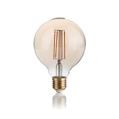 Ampoule LED à filament Globe 4 W Ambrée - Ideal Lux