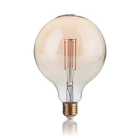 Ampoule LED à filament Grand globe 4 W Ambrée - Ideal Lux