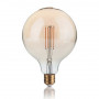Ampoule LED à filament Grand globe 4 W Ambrée - Ideal Lux