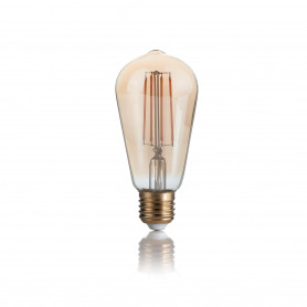 Ampoule LED dimmable E27 CLEAR FILAMENT éclairage blanc chaud 5.8W