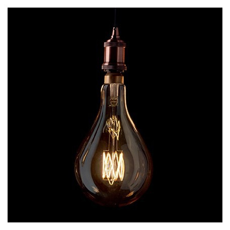 Ampoule LED décorative LUXA 8W ambre, douille E27, lumière chaude
