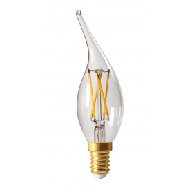 Ampoule LED Flamme Satinée 6.3W E14 Blanc chaud - Nordlux