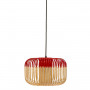 Suspension Bamboo Light S Rouge - Forestier