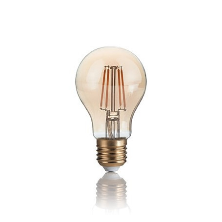 Ampoule LED à filament Standard ambrée 4 W E27 - Ideal Lux