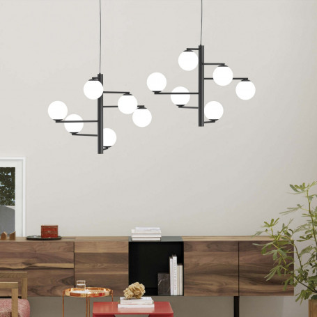Suspension Tin tin S6 Noir - Marchetti