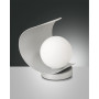 Lampe LED tactile Adria Argent - Fabas Luce