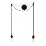 Kit de suspension 2 lampes Cannonball Noir - Umage (Vita Copenhagen)