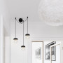 Kit de suspension 3 lampes Cannonball Noir - Umage (Vita Copenhagen)