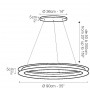 Suspension LED Ava 90 - Le Deun