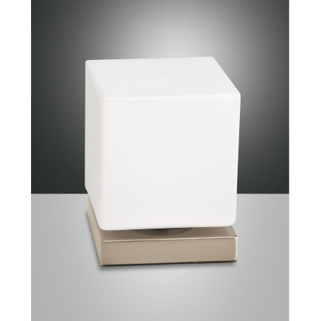 Lampe LED tactile Brenta Or mat - Fabas Luce