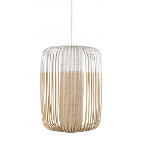 Suspension Bamboo Light L Blanc