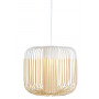 Suspension Bamboo Light M Blanc