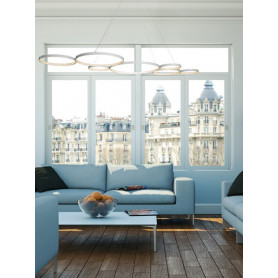 Suspension LED Ultra 8 Blanc - Le Deun Luminaires