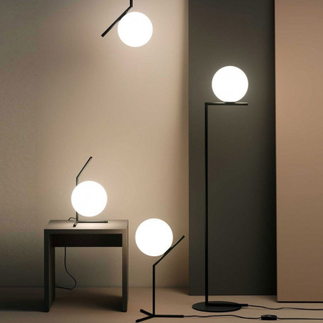 Lampadaire IC Lights F1 Noir - Flos