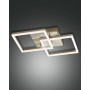 Plafonnier double LED Bard 39W Or mat - Fabas Luce